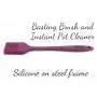 Sililids Basting Brush. Purple. Ergonomic, Steel Framed, Single Piece Construction. 100% Food Grade FDA Approved Silicone. Great Gift for The BBQ Enthusiast or Chef in Your Family.