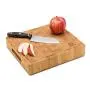 Small End Grain Bamboo Cutting Board | Professional, Antibacterial Butcher Block | Non-Slip Rubber Feet by Top Notch Kitchenware