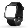 UMTELE for Fitbit Blaze Bands, Silicone Replacement Strap with Stainless Steel Frame for Fitbit Blaze