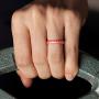 ThunderFit Womens Thin Swivel Rings, 10 Rings / 8 Rings / 4 Rings / 1 Ring - Stackable Silicone Wedding Rings - 2.5mm Wide - 2mm Thick