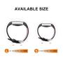 Jobese Replacement Bands Compatible with Fitbit Charge 2, 3-Pack Soft Breathable Silicone Sport Accessories Wristbands with Air Holes, Women Men
