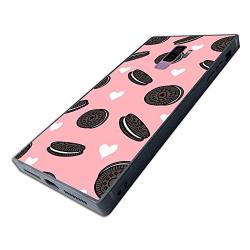 Samsung Galaxy S9 Case,Flexible Soft TPU Cover Shell,Slim Silicone Black Rubber Non-Slip Durable Design Protective Phone Case for Samsung Galaxy S9 -Biscuits