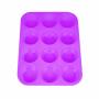 Silicone Muffin Pan, Non Stick Silicone Molds Baking for 12 Cup Muffin Tin (Purple)