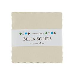 Bella Solids Natural Charm Pack 42 5-inch Squares Moda Fabrics 9900PP 12