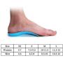 3/4 Arch Support Insole Suitable Flat Foot Correction Varus Relieve Plantar Fasciitis Heel Pain