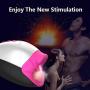 Risareyi Strong Thrusting Oral Massaging Cup For Men,Male Intelligent Heating Blow-job Toy,Genuine Silicone Body Adullt Toy