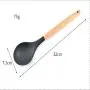 Silicone Cooking Kitchenware Set 11 Pieces Natural Wooden Handle Non-stick Pot Non-toxic Tableware Best Silicone Kitchenware Tool Gift Chef and Housewife Good Helper