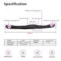 Wushuangyu Ladies and Couples Toys - 10 Speed Double Head Vibration -Waterproof Design - Perfect Travel and Vacation Companion Tshirt Massager - Vibrant Toy