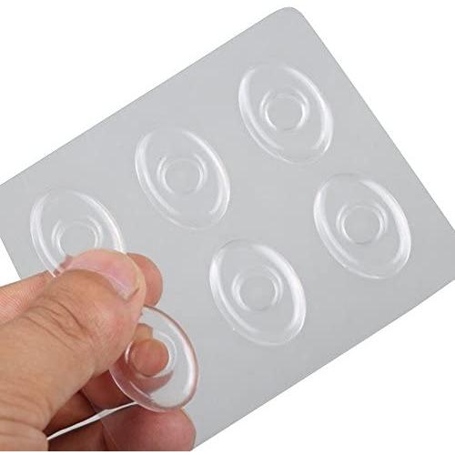 5Sheets(30pcs) Bunion Protector Pads Silicone Gel Corn Pain Relief Rings Gel Cushion Pad Caps Remover Shoes Stick