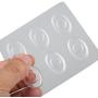 5Sheets(30pcs) Bunion Protector Pads Silicone Gel Corn Pain Relief Rings Gel Cushion Pad Caps Remover Shoes Stick