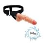NIANTONG Dual Layer Liquid Silicone 8.26 inch Soft-??ld? Natural Flesh Premium Toy with Suction Base LX-CD0002