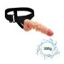 NIANTONG Dual Layer Liquid Silicone 8.26 inch Soft-??ld? Natural Flesh Premium Toy with Suction Base LX-CD0002