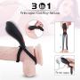 Powerful Male Longer Lasting Shake Rooster Cǒckríng Soft Vǐbe Ring for Couples Tǐme Wand,Silicone Happy Toys Shock 10 Speeds USB Rechargeable Waterproof