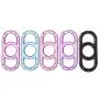 TPTPMAY 1Pc Stretchy Medical Silicone Three Cages Clock Ring Enrection Prolong Pennis Extension Relay Ejeculation Enhancer Six Toys