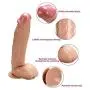 Realistic Dildo Vibrator for her, G-Point Vibrator with 10 Rotating and Vibrating Modes, Silicone Dilos Sex Toy Real Penis for Women and Couples