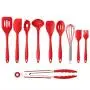 Kitchen Utensil Set Silicone 10 Pack Kitchenware High Temperature Silicone Kitchenware Nonstick Cookware Set,Black