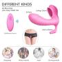 Tight Design Pink Vibrartorfor Women Invisible Vibrate Things for Women Wearable Six Toys for Women Bullet Adullt Toys for Female,Wireless Remote USB Rechargeable Tshirt Silicone Toy