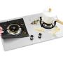 Stove Burner Covers & Silicone Stove Counter Gap Cover, Ouemrs Kitchen Oven Strip Gap Filler Between Counter Stovetop,High Temperature Resistance Gas Range Cover for Kitchen Gas Range Burner Cooker