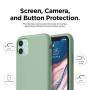 elago iPhone 11 Silicone Case |Pastel Green| - Premium Liquid Silicone, Raised Lip (Screen & Camera Protection), 3 Layer Structure, Full Body Protection, Flexible Bottom