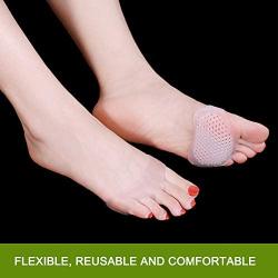 Metatarsal Pads for Women Ball of Foot Cushions 2 Pairs Soft Forefoot Pads for Women and Men Fast Pain Relief & All Day Comfort for Feet