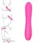 Rabbit Vibrantor For Women Handheld Portable Rechargeable Mini Massage Stick, Silicone Waterproof Mute 7 Vibration Mode Magic Wand Pink By Luseeo