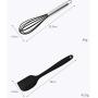 JunbosiKitchenware Silicone Kitchenware Set Cooking Spoon Shovel 10 Piece Set Baking BBQ Cooking Shovel Spoon Kitchenware