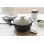 Premium Nordic Style Korean Clay Pots for Cooking with Lid - 3 Size Ceramic Hot Pot for Soup and Crispy Rice for Bibimbap, Healthy Asian Kitchen Style DOLSOT, Oven, Microwave and Dishwasher Safe