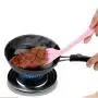 Yuybei-Home Silicone kitchenware 6-Piece Pink Silicone Baking Set Durable Silicone Heat Resistant 446°F Seamless Non-Stick Kitchen Mixing Cooking Baking Utensils Nonstick Heat Resistant Tools