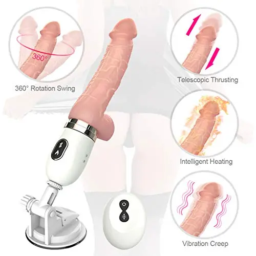 Rechargeable Vibratoir Medical Grade Silicone Massage Toys with 7 Powerful Vibration Modes Personal Massager Waterproof Play Love Real Feel