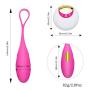 Wireless Remote Control Vibrating Silicone Bullet Egg Vibrators USB Rechargeable Adult Sex Toys