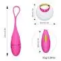 Wireless Remote Control Vibrating Silicone Bullet Egg Vibrators USB Rechargeable Adult Sex Toys