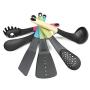 Silicone Kitchen Utensils 7 Pieces Set Non-Stick Pan Heat Resistant Nylon Silicone Baking Set Premium Hygienic Kitchen Cooker Cooking Kitchenware Set