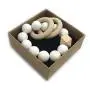 Amyster DIY Baby Teether Nursing Bracelet Food Grade Silicone Teether Wooden Teether Ring Teether Nature Safe Organic Infant Baby Bangle Teether Toys