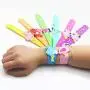SUSHAFEN 8 Pcs Flamingo Slap Bracelets Cartoon Animal Silicone Wristbands Novelty Toy School Prize Gifts Kids Slap Bands Flamingo Party Supplies Kids Birthday Party Favors