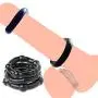 HUImiai 3 Pcs Delay Ring Silicone Massage Ring,Penis Cock Ring,BDSM Toy
