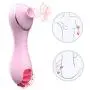 Adult Toys Women Silicone Six Licking and Sucking Female Toys Waterproof N-ipple Stimuator Relaxation Tools for Bed Pleasure T Shirt