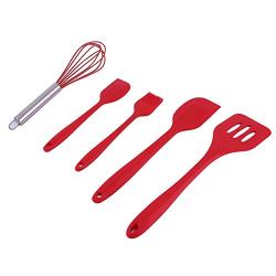 YingYing Home Solid Color 5 Piece/Set Healthy Silicone Cooking Tools Durable Simple Design Kitchen Cooking Tools Kitchenware