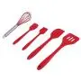 YingYing Home Solid Color 5 Piece/Set Healthy Silicone Cooking Tools Durable Simple Design Kitchen Cooking Tools Kitchenware