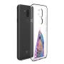 LG G7 ThinQ Case, Soft TPU Slim-Fit Flexible Ultra-Thin Clear Case, Full-Body Rugged Bumper Print Arowana Case for LG G7 ThinQ, Transparent