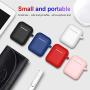 Newest 2019 AirPods Case, Full Protective Silicone AirPods Accessories Cover Compatible with Apple AirPods Wireless and Wired Charging Case(Front LED Visible)