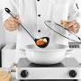 Jazmy 8PCS Silicone Kitchenware Set Stainless Steel Handle Simple Cooking Tool Sets High Temperature Resistance