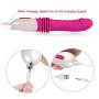 9.84&quot Thrusting Viberating Toy for Women Ladies with 10 Speed Frequency Vibrant Adult Toys with Hands-Free Suction Cup Waterproof & Rechargeable (Pink)