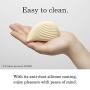 iroha+ Cream KUSHI Women Vibrator, Waterproof Soft Silicone Rechargeable Sensual Massager, HMP-02