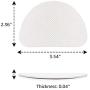 Beautulip Non-Skid Pads for Shoes Self-Adhesive Shoe Grips for Bottom of Shoes Sole Stick Protector Pack of 8 (Clear)