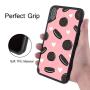 iPhone Xs Max Case,Flexible Soft TPU Cover Shell,Slim Silicone Black Rubber Non-Slip Durable Design Protective Phone Case for iPhone Xs Max -Biscuits