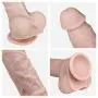 COOFO 9.6 Inch Realistic Dildo with Suction Cup Adult Sex Toy Made of Silicone