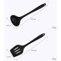 HEMFV Kitchen Utensil Set, 10pcs Cooking Utensils Set Silicone Kitchen Tools Baking BBQ Cooking Kitchenware (Color : Blue)