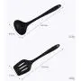 HEMFV Kitchen Utensil Set, 10pcs Cooking Utensils Set Silicone Kitchen Tools Baking BBQ Cooking Kitchenware (Color : Blue)