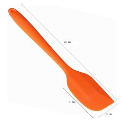Large All-in-one Silicone Kitchenware Cake Baking Orange Spatula