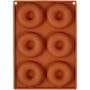Wilton Non-Stick Food-Grade Silicone Donut Baking Pans, Set of 2